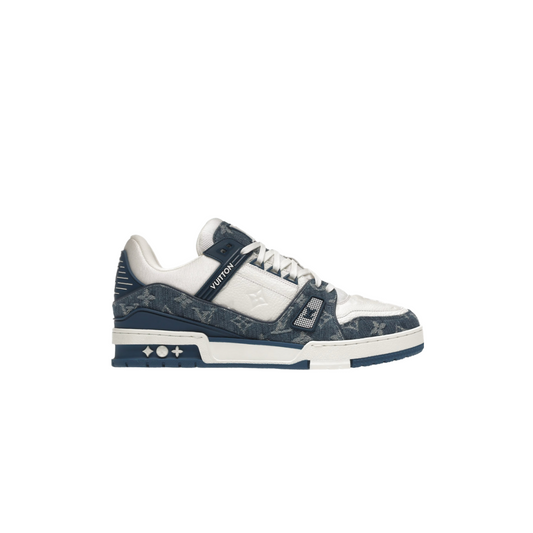 Louis Vuitton LV Trainer Monogram Denim Blue White