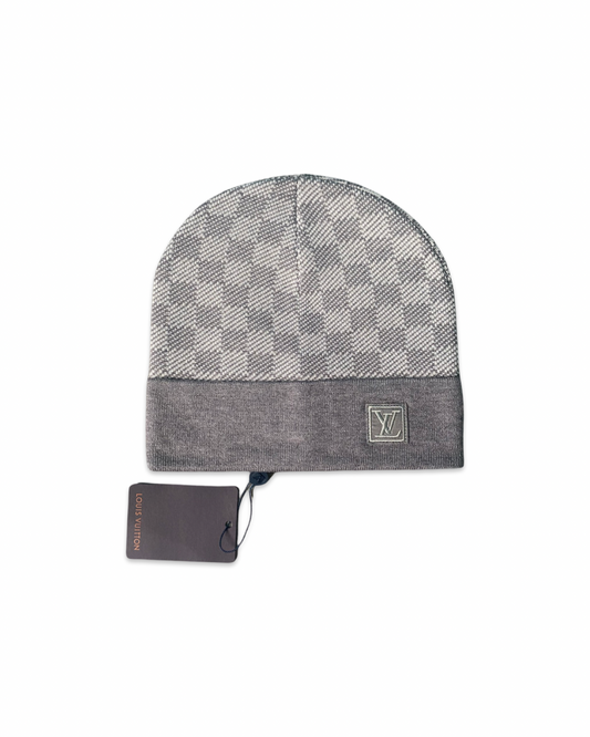 LV Petit Damier Beanie Grey