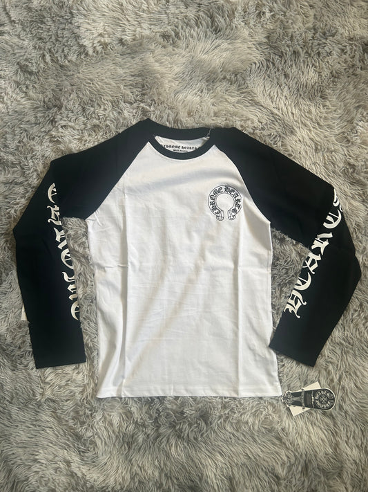 Chrome Hearts Horseshoe Long-Sleeve T-Shirt White/Black Next Day